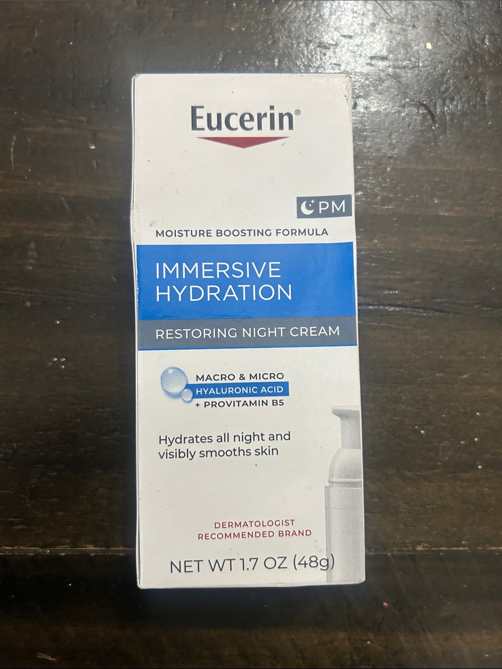 Immersive Hydration Restoring Night Cream - Blue/White